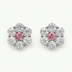 Rosé Bloom Stud Earrings